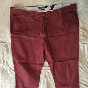 Maroon Tommy Hilfiger chinos